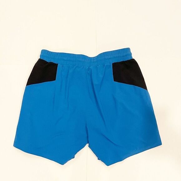 Lululemon Mens XL Short with Liner Blue sweat wicking stretch - Picture 2 of 4